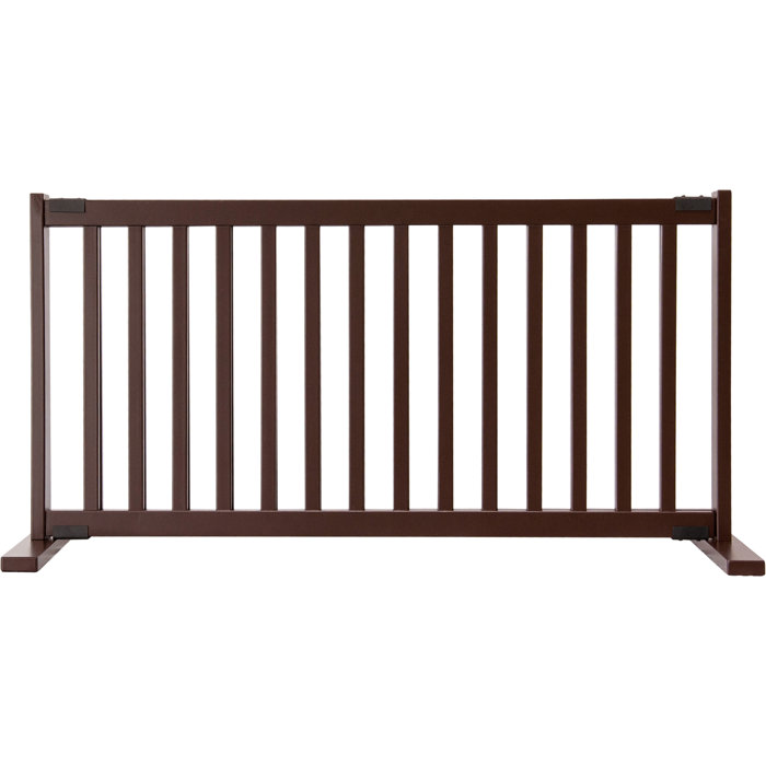 Tucker Murphy Pet™ Solid Wood Free Standing Pet Gate & Reviews | Wayfair